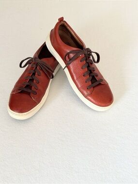 Marc Joseph Union Square Leather Sneakers, Size Mens 7/40, Cognac